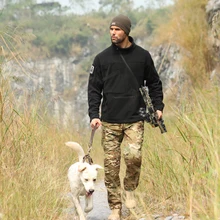 Тактическая черная флисовая куртка на молнии сбоку/флисовая куртка на молнии/Тактическая камуфляжная флисовая куртка с капюшоном