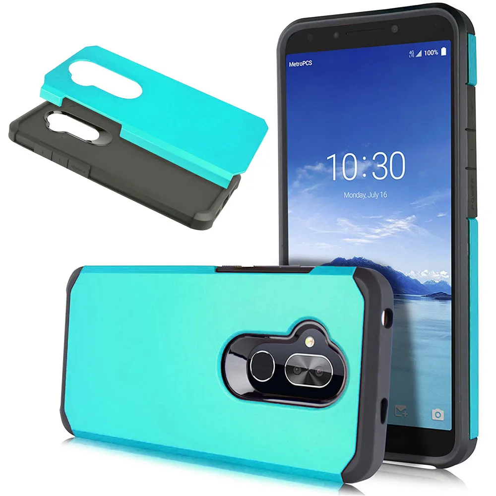 Чехол-книжка для Alcatel 7 / 6062W REVVL 2 Plus (T-Mobile) двухслойный Гибридный бронированный
