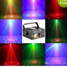 Высокое качество 3 линзы 40 моделей клубный бар RGB лазерный синий светодиодный сценический свет DJ домашний вечерние шоу Профессиональный проектор свет диско