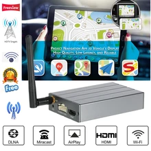 MiraScreen автомобильный Wi-Fi дисплей ключ зеркальный ящик Airplay Miracast DLNA gps навигация автомобиля C1 для iOS Android телефон планшет Pad tv
