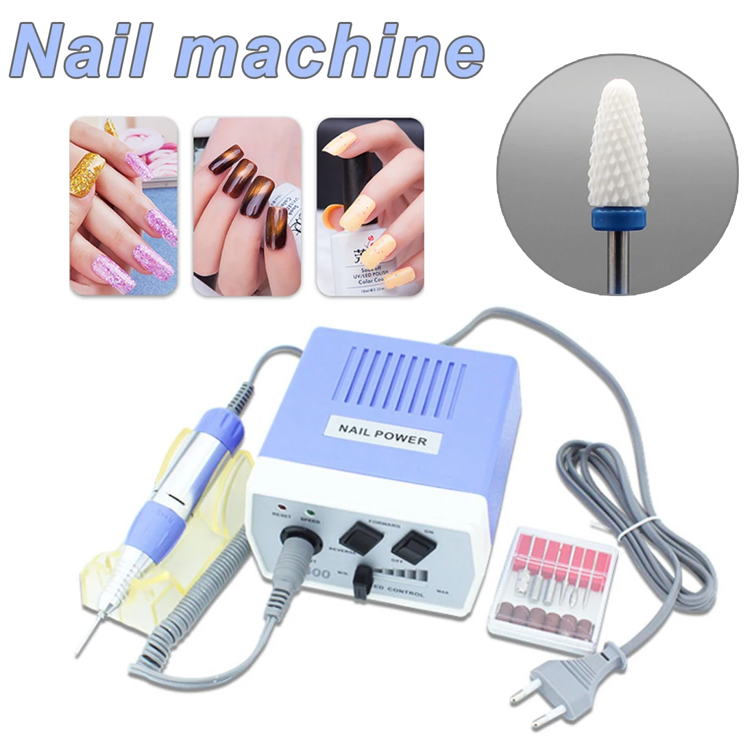 

Sickle set nail drill polishing machine electric nail polisher manicure professional electric nail drill 35W manicure drill