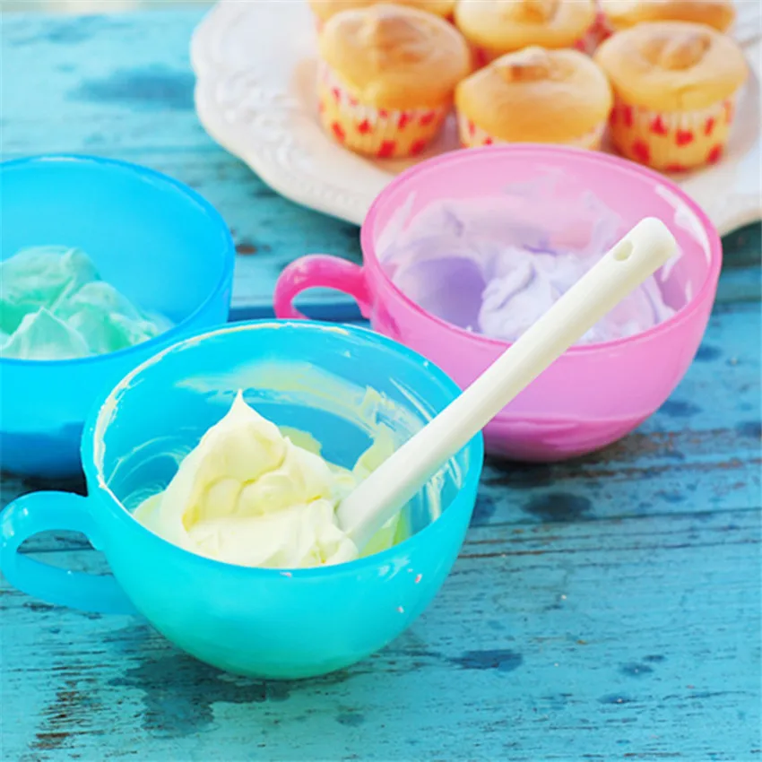 

Cake Cream color Bowl Clear Cooking bowl Bean paste mixing tool Pastry color mixing Bowl Microwave heating Cuisine Bowl Tools