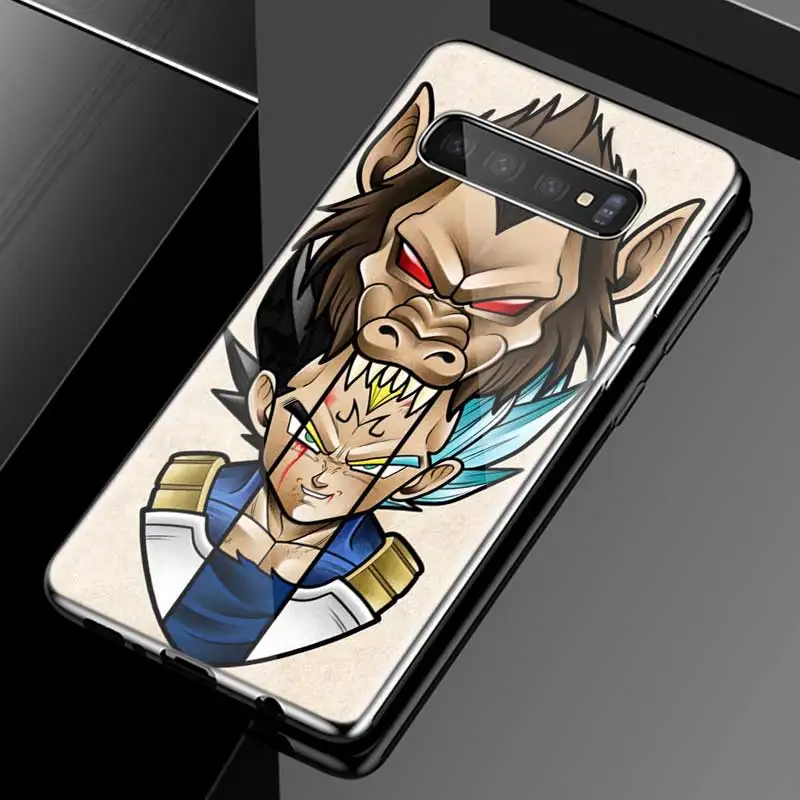 Dragon Ball Z тату мультфильм чехол для samsung Galaxy S10 5G S10e S9 S8 Plus Note 9 10 105G Plus A50 A30 A70 закаленное стекло чехол - Цвет: 09