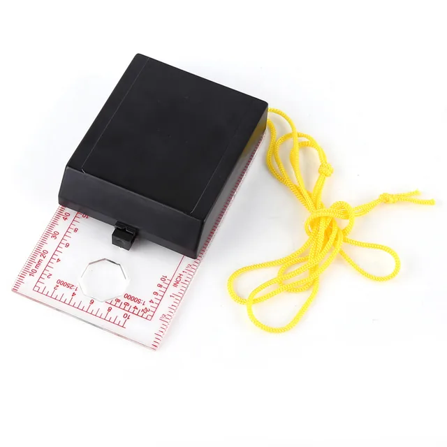 1pcs Multi functional Compass Watch Race Hiking Special Compass Baseplate With Map Scale Mapping Ruler Mirror Emergency Kit