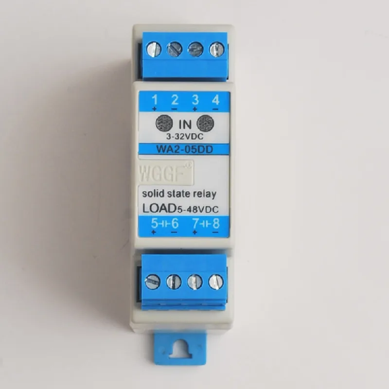 

Din Guide 2Loop SSR 5A DC24V Compact Solid State Relay with Heat Sink