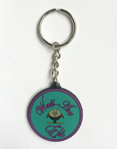 

Plastic Custom Keychain Company Promotional Rubber Keyring Customized Bird Key Tay Logo with website llavero personalizable