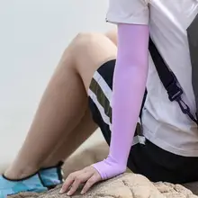 2 шт нарукавники безопасности рукава Защита от солнца УФ рукава длинная наручная повязка охлаждающая грелка для бега Гольф Велоспорт Лето