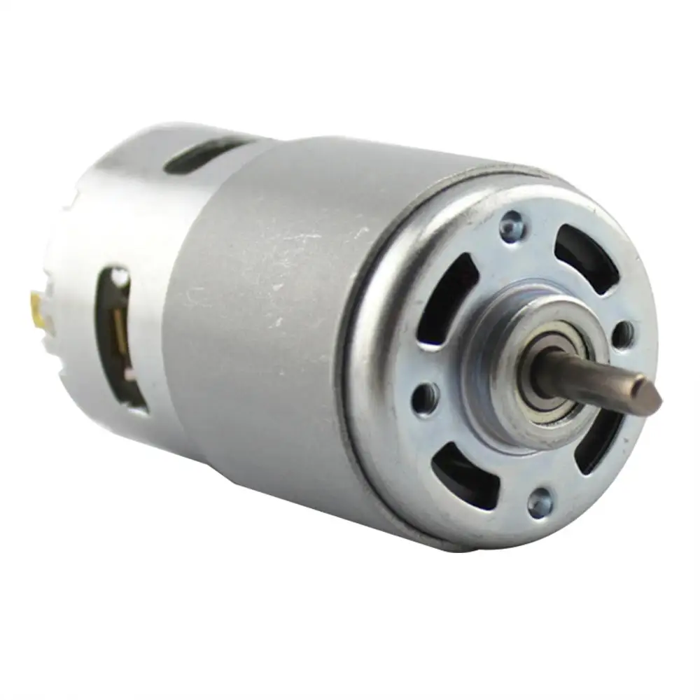 Torque do Motor de Alta Rolamento de Esferas de Baixo Ruído de Alta Velocidade com D-eixo Motor Grande Potência Dc12v-24v Universal Duplo 795 dc