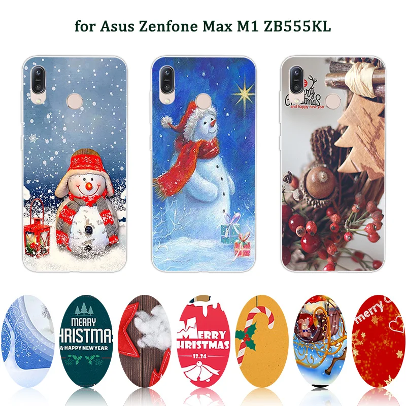 5.5&quot for Asus Zenfone Max M1 Ultra Thin Transparent Silicone TPU Soft Gifts Back Cover Phone Cases ASUS ZB555KL Shell |