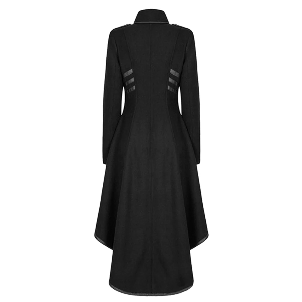 Черное средневековое платье для взрослых женщин панк Викторианский ретро костюм в стиле «Ренессанс» Готическая куртка, смокинг костюмы на Хэллоуин