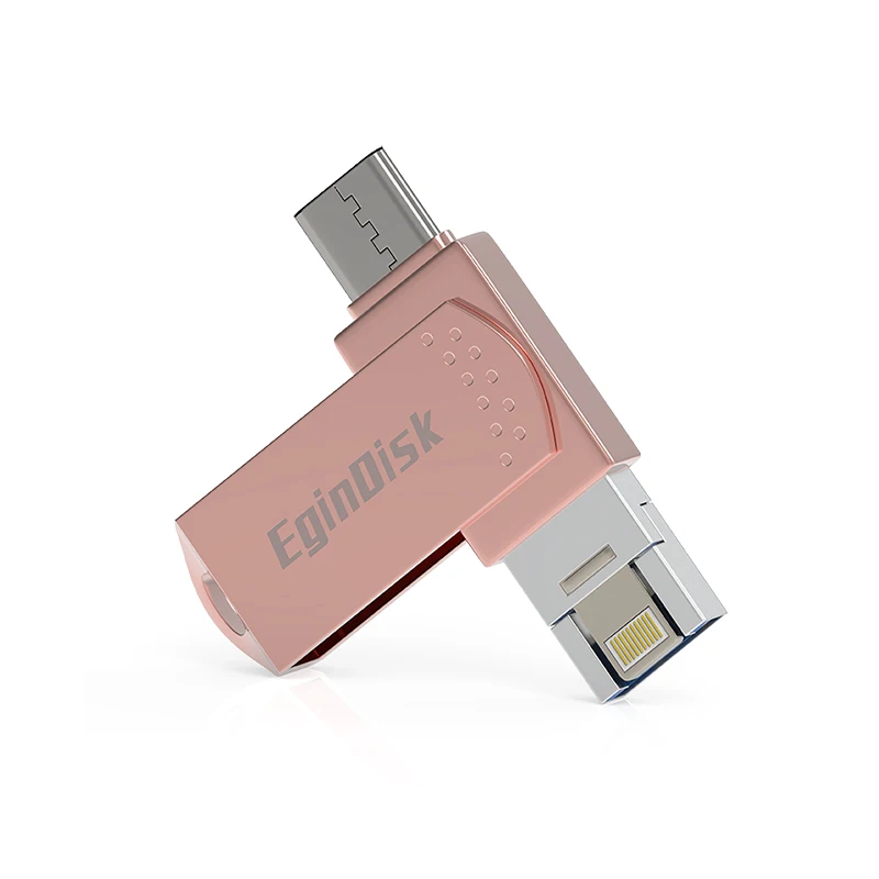 Usb флеш накопитель Lightning/TYPE C для iPhone 6 Plus 7 8 X флешка телефона Android 128 ГБ Гб|USB