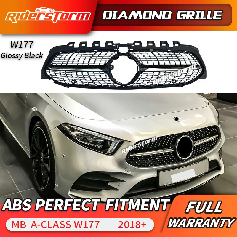 Новинка 2019 г. Алмазная решетка класса A W177 Amg передний бампер гоночный Стайлинг