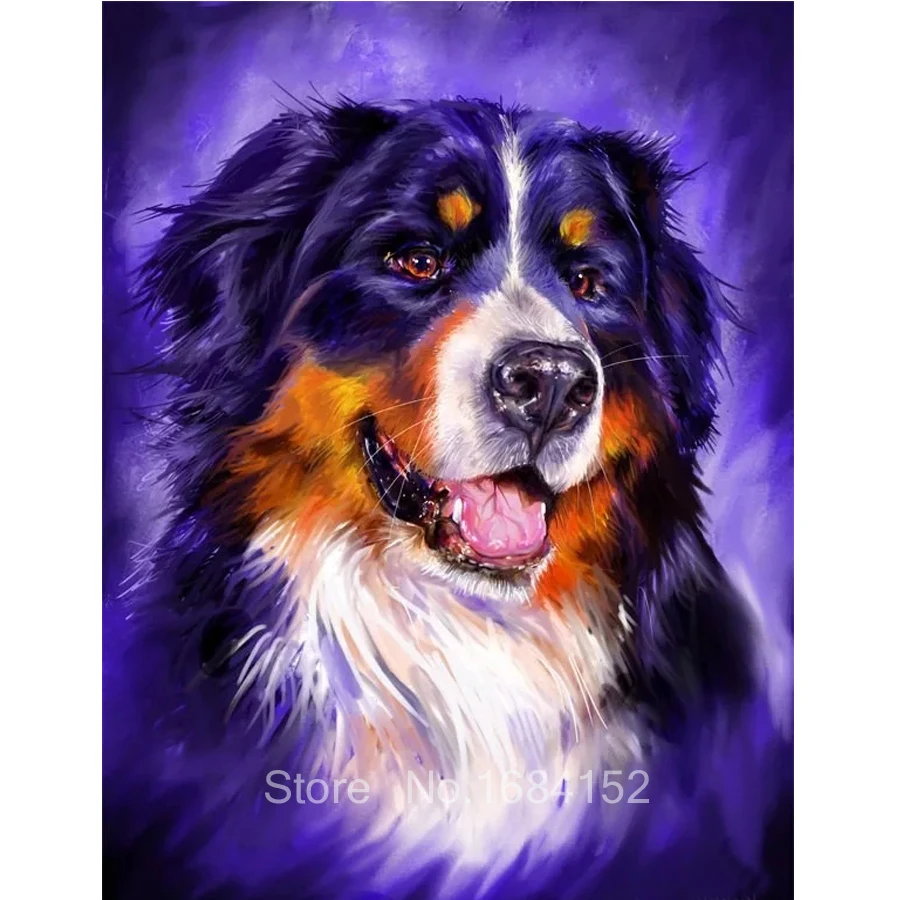

5D DIY Diamond Painting German Shepherd Dog diy Diamond Embroidery 5d Cross Stitch Wall Stickers Rhinestones Diamond mosaic A19