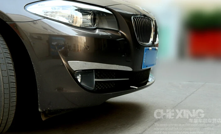 

2011 2012 2013 For BMW 5 series f10 /5GT f07 front fog light stripe cover sill 2pcs