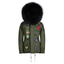 Новое поступление Очаровательная куртка Подобная конструкция с mr меха