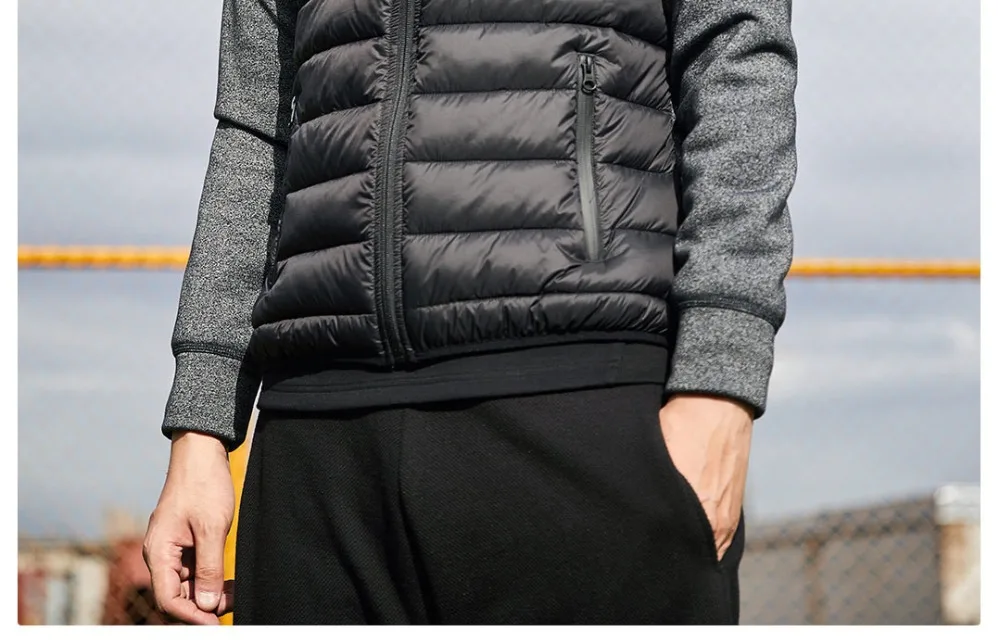 Xiaomi Uleemark Men cotton-padded clothes Sports series Winter Autumn outdoor Spliced sportswear Camping Male Jacket Coat (5)