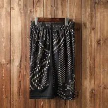 Мужские шорты для бега тренировочный марафон Быстросохнущий Фитнес печать спортивные шорты с карманом плюс для спортзала для игры в баскетбол шорты для бега