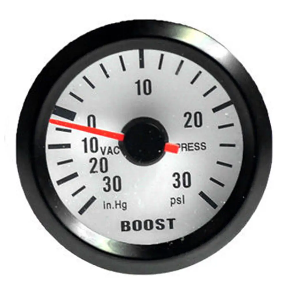 

EE support 2" 52mm Automobile Universal Blue LED PSI Vacuum Boost Gauge White Screen Meter Clock Car Kit Auto parts