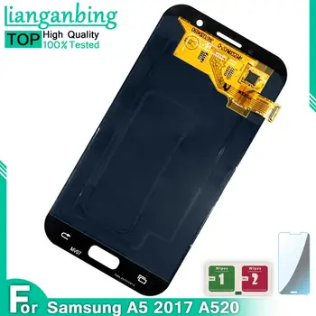 

Super AMOLED LCD A5 2017 A520 A520F SM-A520F Display 100% Tested Working Touch Screen Assembly For A520 LCD Free Shipping