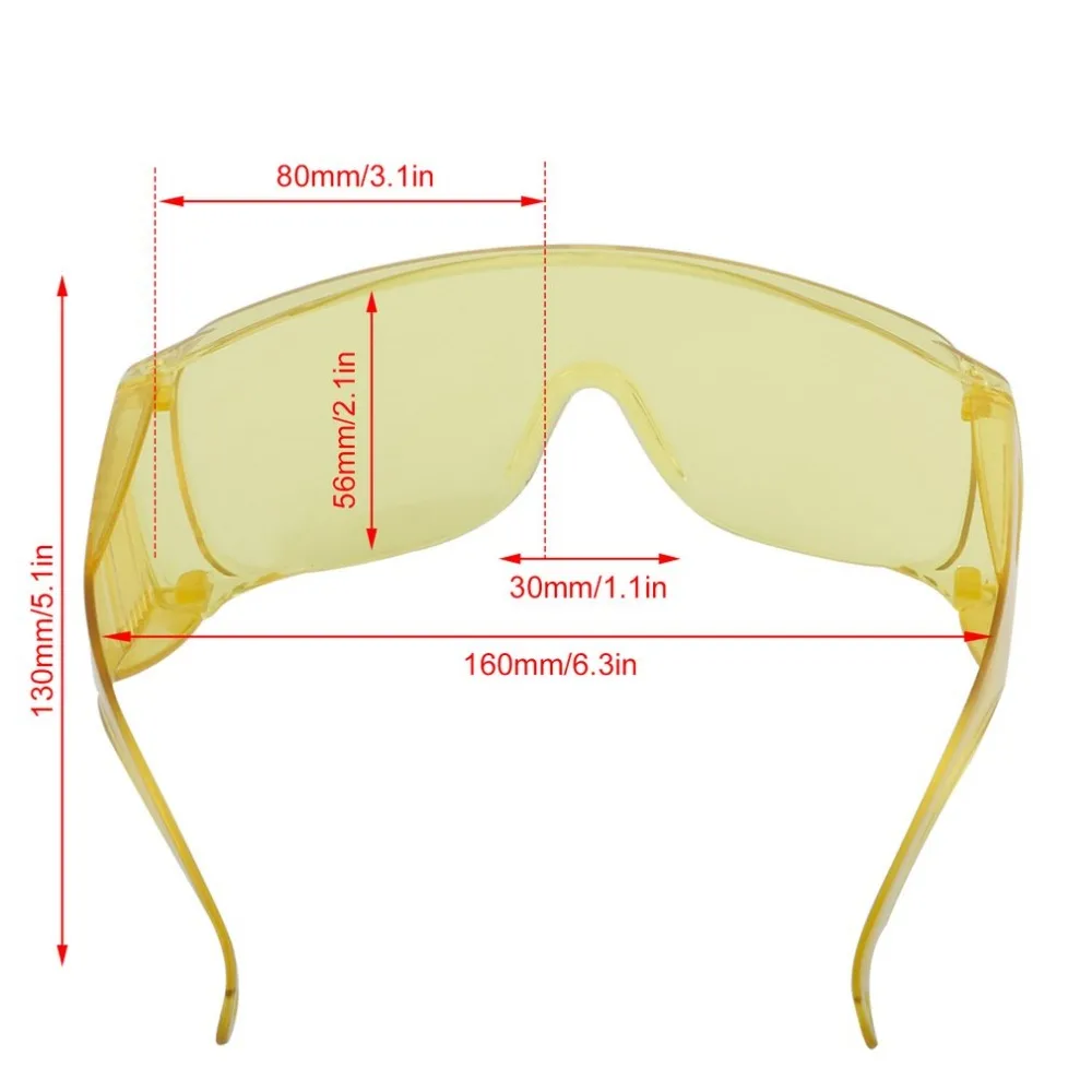 Универсальные прозрачные защитные пылезащитные очки для ПК OPT/E light/IPL/Photon beauty instrument красные лазерные очки 340-1250nm