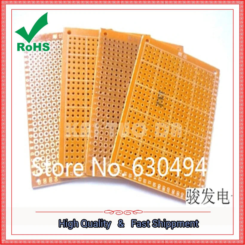 Free Shipping 10Pcs DIY Prototype Paper PCB Universal Experiment Matrix Circuit Board 5x7cm afbeelding