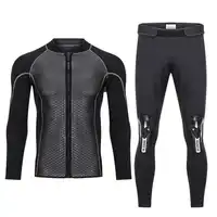 Hisea mannen Top wetsuit jassen broek 2.5mm neopreen lange mouwen badpak surfen