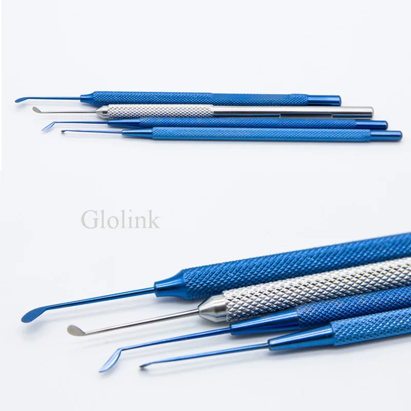 SML-Size-Titanium-Alloy-Microscopic-Instruments-Ophthalmic-Eyelid-Scraper-Tarsal-Gland-Cystsheaded-Spoon-Curette