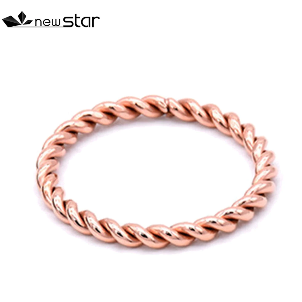 

Fashion Finger Accessories Wedding Band Twist Rings For Women Jewelry Titanium Steel Stainless steel couple's rings
