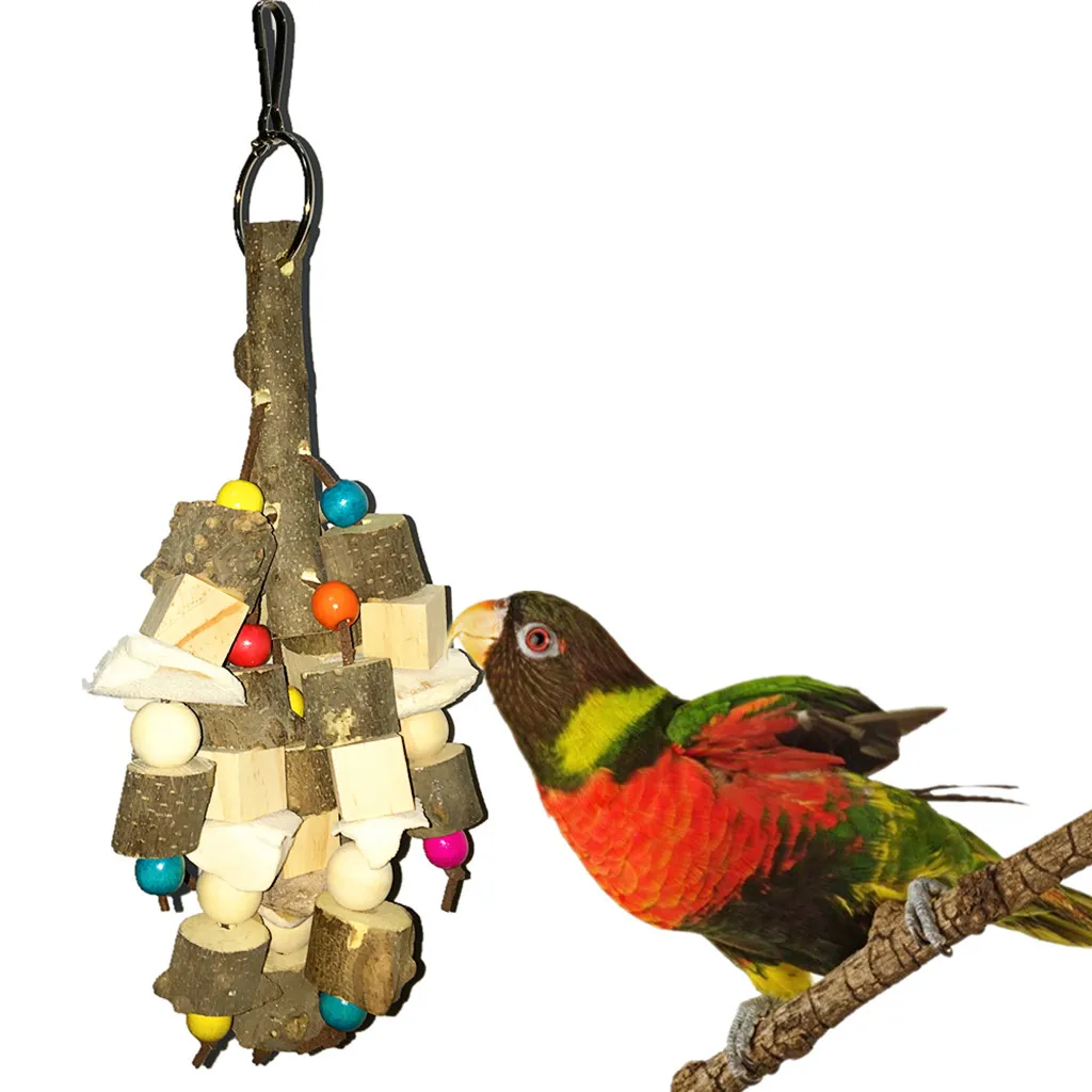 

2019 household products exquisite and good-looking Pet Bird Toys Chewing Macaw Cockatoos Birds Calcium Supplement Good Toy