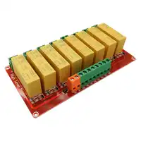 8 チャンネルソリッドステートリレーモジュール 5 ボルト 12 ボルト 24 ボルト高レベルトリガ DC 制御 ac 負荷 5A plc オートメーション機器制御