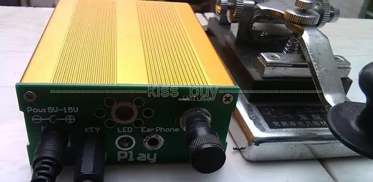 

CW Trainer BG5MVE Hand Key Oscillator Sine Wave Audio Signal Generator Amplifier
