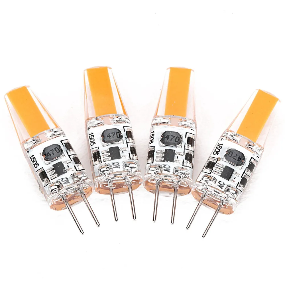 

10 Pieces/ Lot Led G4 3W Dimming 360 Beam Angle Bulb Lamp COB AC/DC Mini G4 LED Light Replace Halogen Lamp Chandelier Lamps