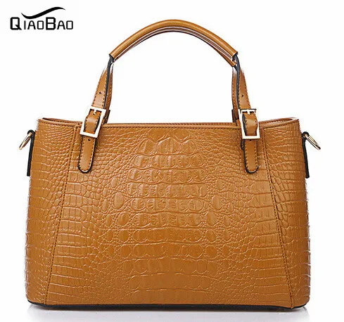 

2016 New Genuine Leather handbags wholesale bag crocodile fashion leather shoulder bag Messenger bag