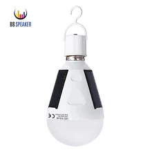 E27 портативный светодиодный светильник на солнечной батарее, 7 Вт, 12 Вт, 110 В, 120 В, умная лампа для аварийного отключения питания, лампа для кемпинга, походов, рыбы, уличный светильник, перезаряжаемый