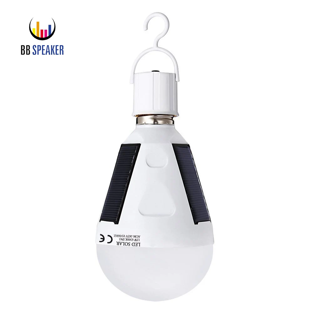 

E27 Portable LED Solar lamp 7W 12W 110V 120V Smart Power Outages Emergency Bulb Camping Hiking Fish Outdoor light Rechargeable