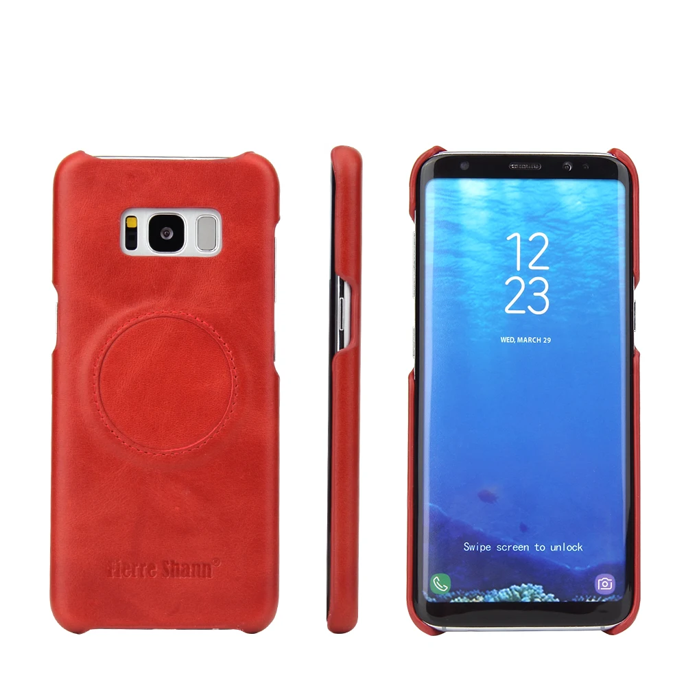 Discount Use in Car Real Genuine Cow skin Natural Cowhide Leather Back Case Business Retro cover for Samsung Galaxy S8 / S8 Plus Discount Use in Car Real Genuine Cow skin Natural Cowhide Leather Back Case Business Retro cover for Samsung Galaxy S8 / S8 Plus
