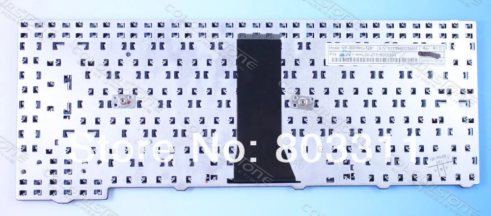 Совершенно новая Оригинальная RU Русский Раскладка клавиатуры для ASUS F2 F3 24 pin MP-0691hU-5281