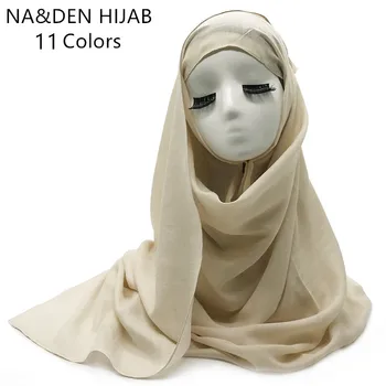 

Pure color cotton foulard femme Scarf For women fine muslim Scarf new high quality Shawl fast shipping hot sale 10pcs/lot