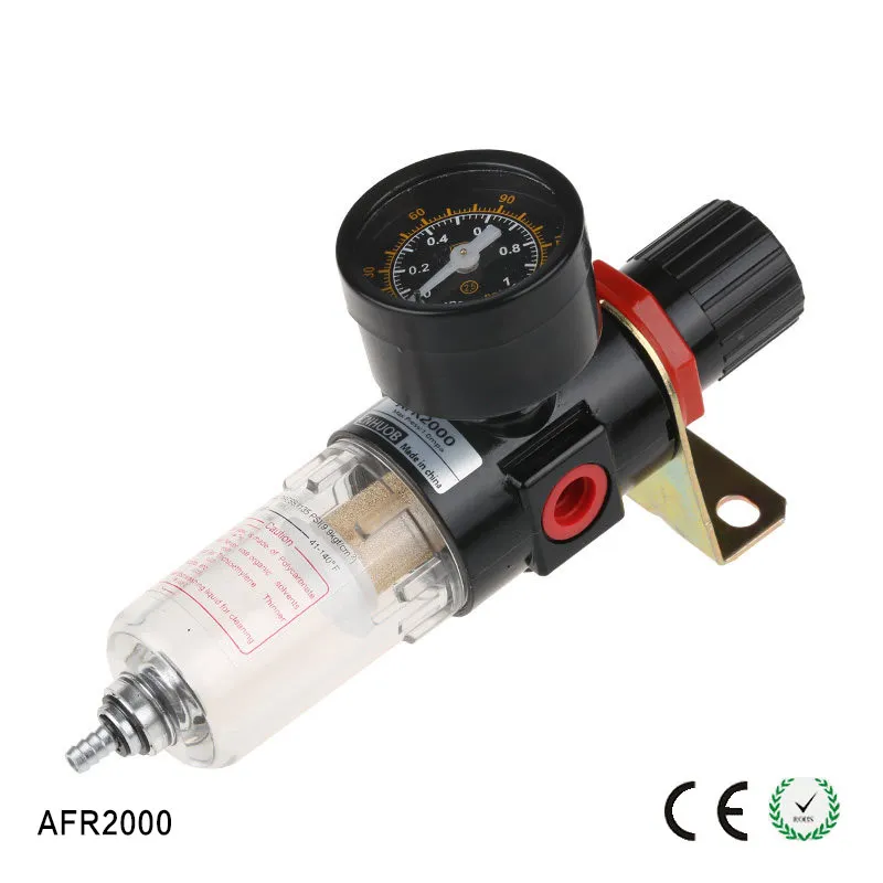 

AFR2000 Pneumatic source treatment Unit 1/4", Air Filter Pressure Regulator
