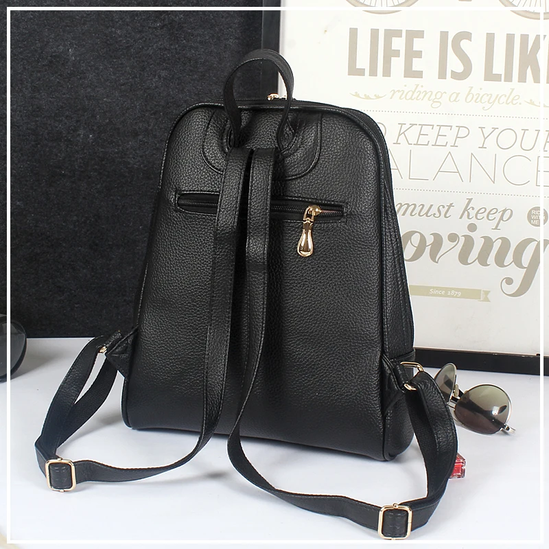 Nevenka Women Backpack Leather Backpacks Softback Bags Brand Name Bag Preppy Style Bag Casual Backpacks Teenagers Backpack Sac classy backpack