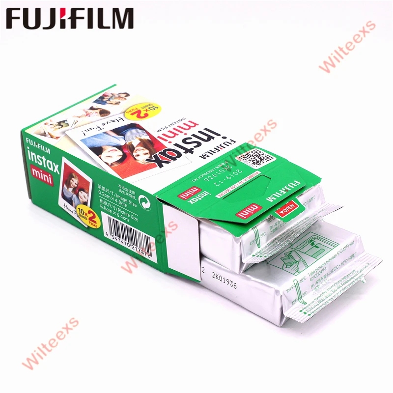 Original 100 Sheets Fujifilm Fuji Instax Mini White Film Instant Photo Paper For Instax Mini 8 9 70 25 Camera SP-1 2 + Free Gift
