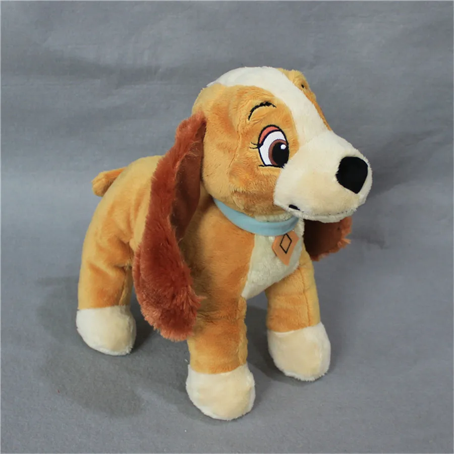 

1 piece 30cm 11.8'' Lady and the Tramp Lady Dog Plush Toys Doll For kids Gifts&birthday