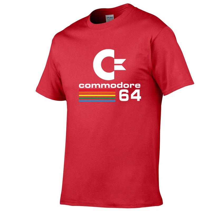 

2019 Summer Commodore 64 T Shirts C64 SID Amiga Retro 8-bit Ultra Cool Design Vinyl T-shirt Mens Clothing With Short Sleeve