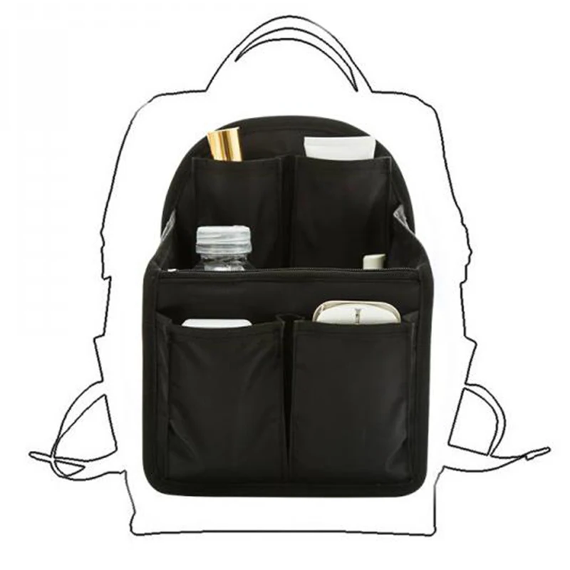 SAFEBET Nylon Backpack Insert Bags Foldable Inner Storage Bag Large