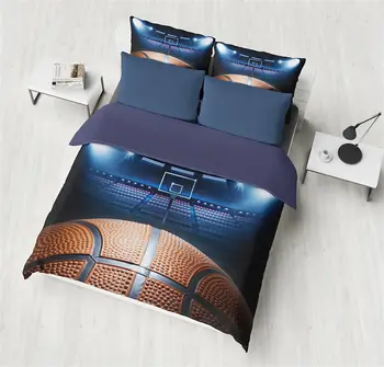 

Bedding Sets 2/3pcs 3D Duvet Cover Bed Sheet Pillow Cases Baseball Drop Shipping