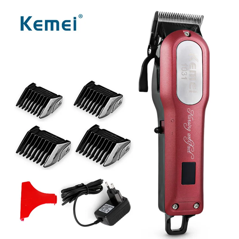  Professional Electric Clippers Cordless Hair Cutter Rechargeable Cutting Machine Strong Power Hair 