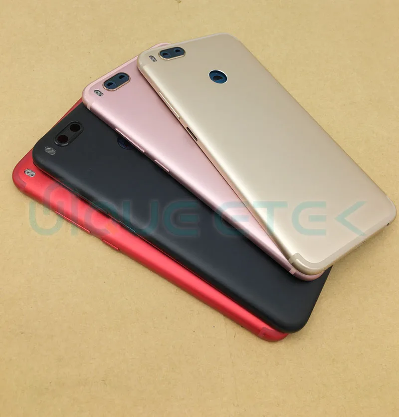 Крышка батарейного отсека для XiaoMi Mi 5x mi A1 задняя крышка корпуса + боковые кнопки