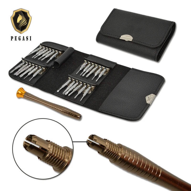 

PEGASI 25 In 1 Precision Screwdriver Torx Precision Hand Screwdriver Tool schroevendraaier Set For Phones Bits For Screwdriver