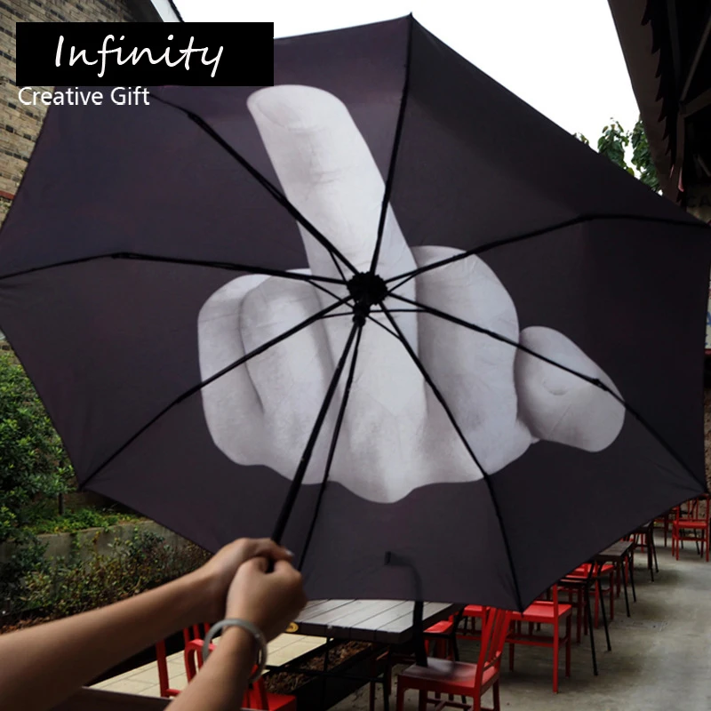 middle finger umbrella up yours umbrella creative gifts trend in
