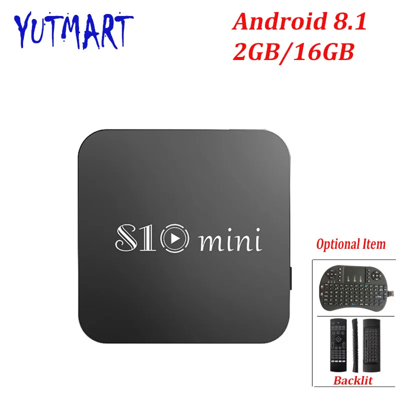 5 шт./лот S10 MINI 2 ГБ 16 Android 8 1 TV BOX Amlogic S905W Smart Media Player 4K OTT PK X96 TX3 MINI|ТВ-приставки и